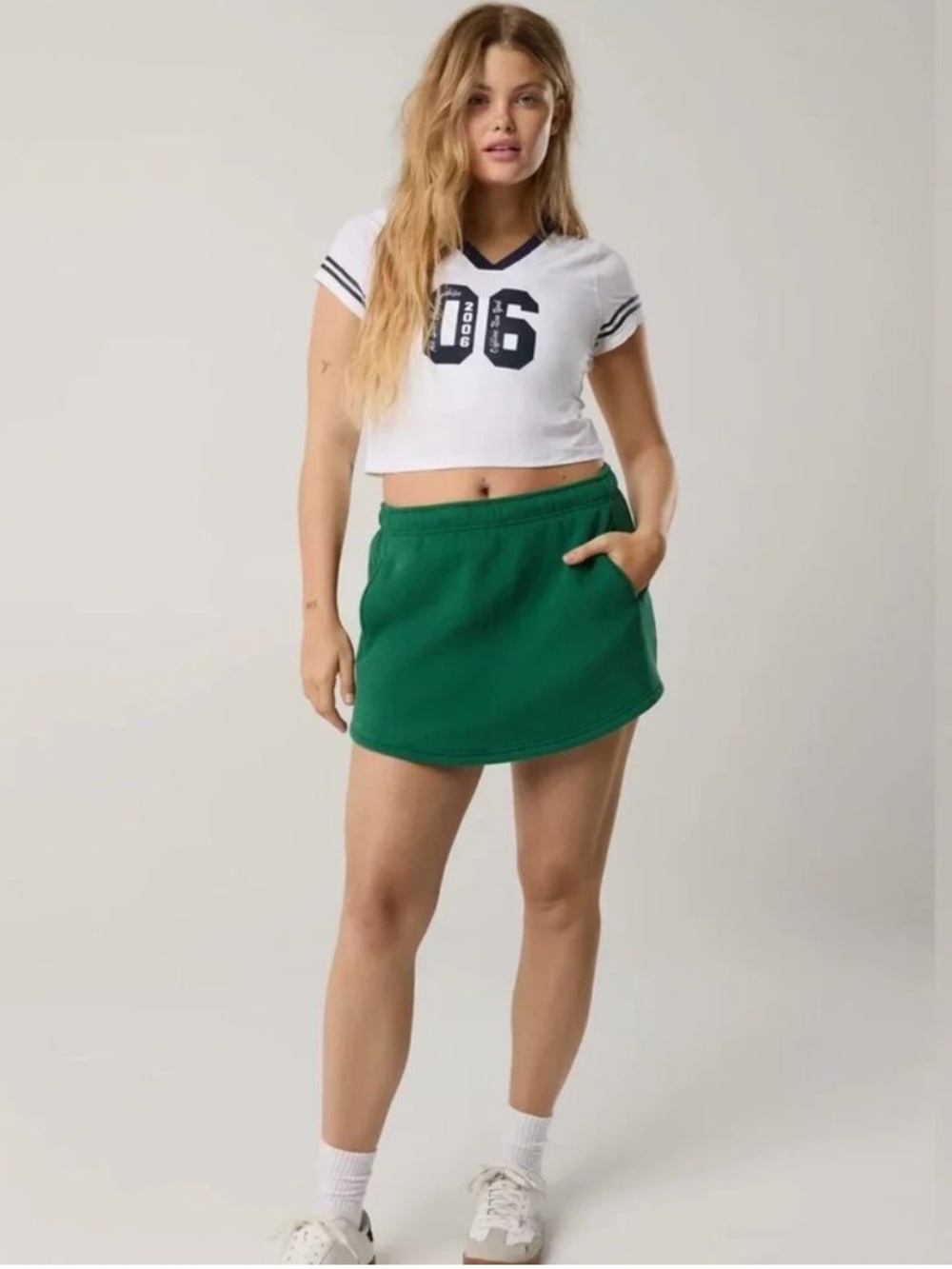 Aerie Offline Clouse Fleece Skirt Skort
